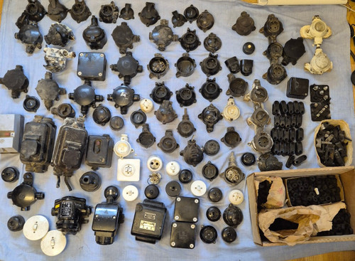 Bakelit konvulut sammlung - bakelit,