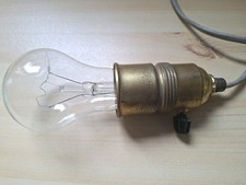 Alte Messing Lampenfassung mit