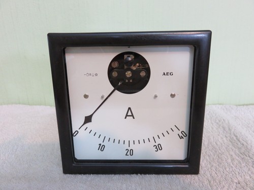 Antiker aeg ampermeter - antiker, ampermeter!