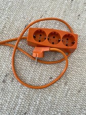 Kopp 3-fach Steckdose orange