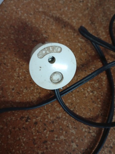 Schuko stecker alt weiß - stecker,