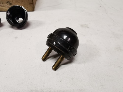 10x antike bakelit netzstecker - 10x,
